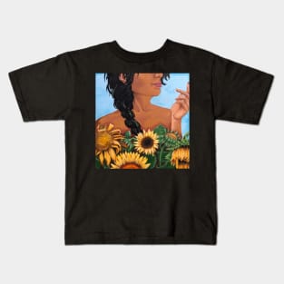 Listens to Flower Boy Once Kids T-Shirt